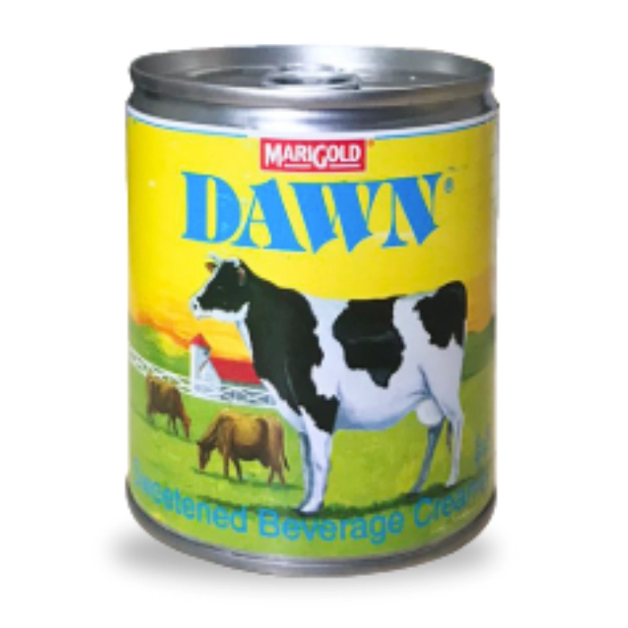 Two cans of Dawn evaporated milk