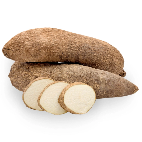 Yams and sliced yam